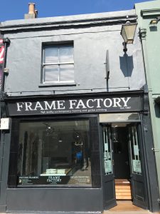 Frame Factory shopfront on Sydney Street, Brighton